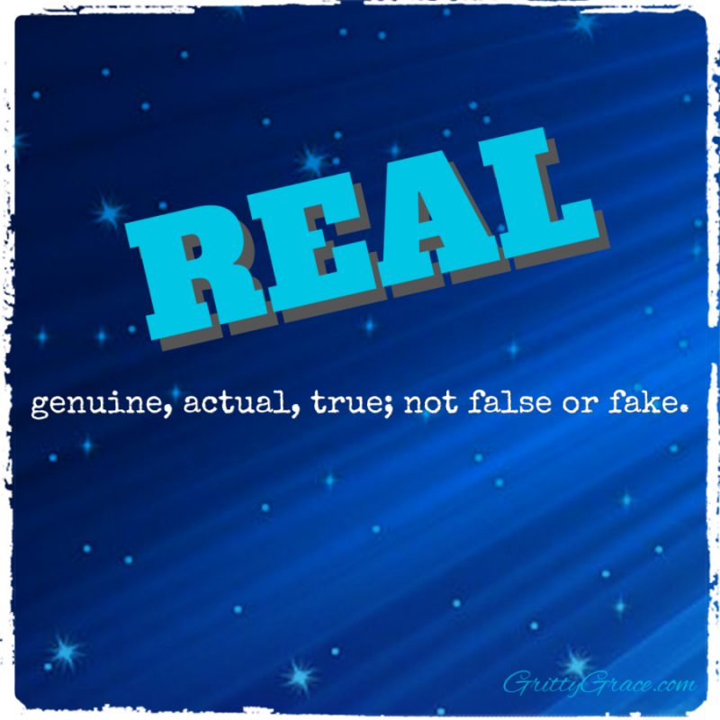WHAT DOES IT MEAN TO BE REAL?…