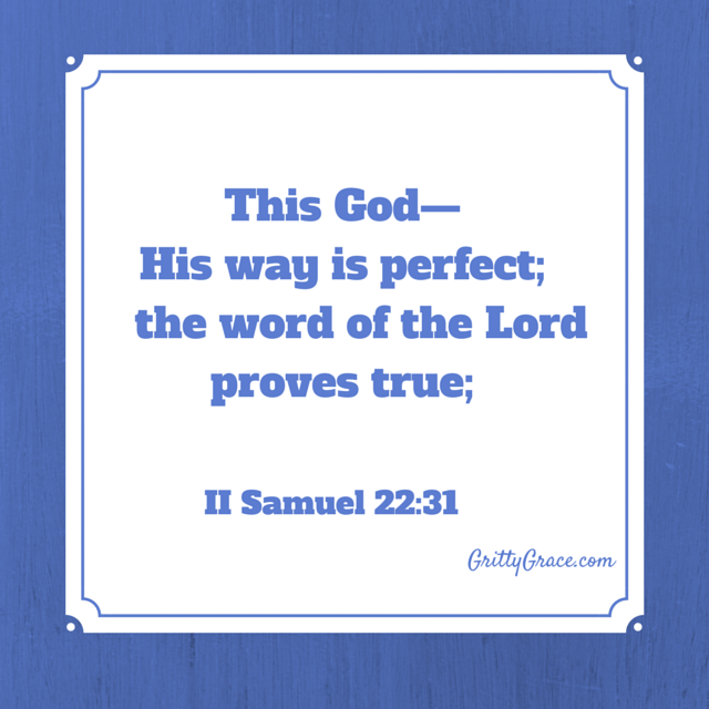 GOD’S WAY IS PERFECT…