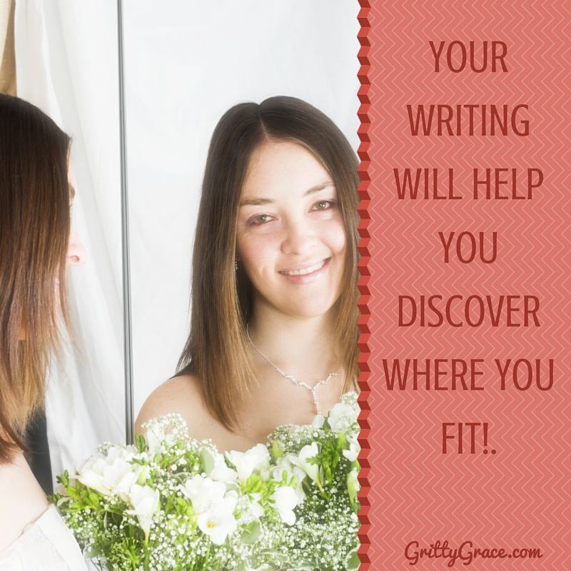 YOUR WRITING WILL HELP YOU DISCOVER WHERE YOU FIT!…