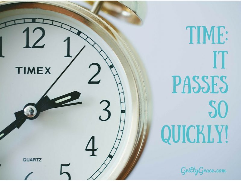 TIME: IT PASSES SO QUICKLY…