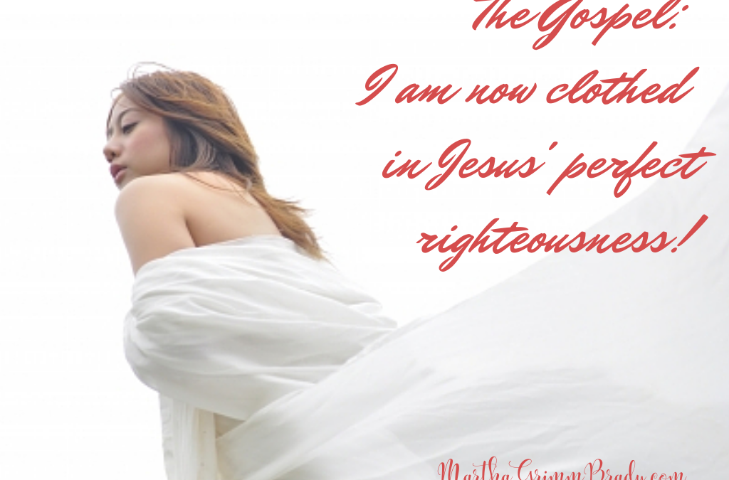 TURN IN YOUR MASK FOR JESUS’ RIGHTEOUSNESS, IT’S A BETTER DRESS…