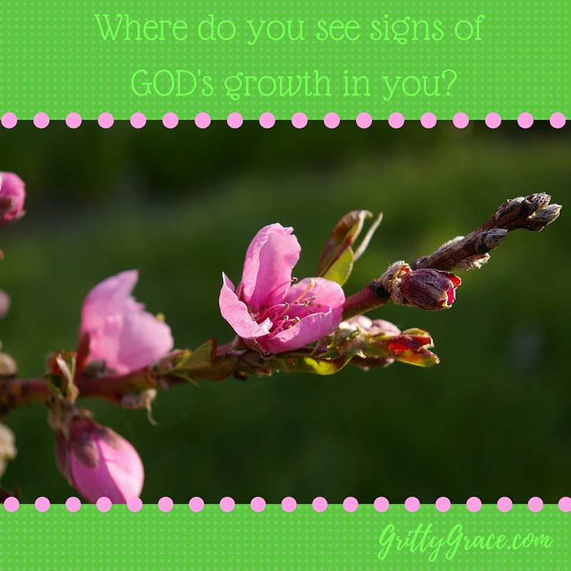 WHERE DO YOU SEE SIGNS OF GREEN GROWTH IN YOU?