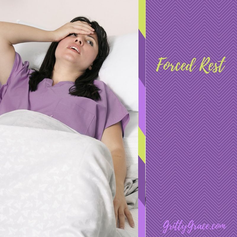 FORCED REST…AFTER A DAY OF THE PUKES!…