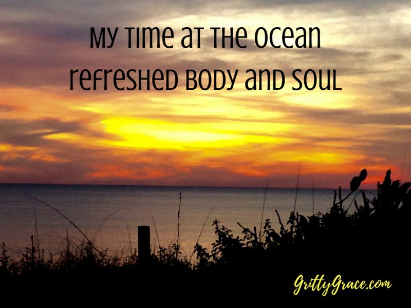MY TIME AT THE OCEAN REFRESHED BODY AND SOUL…