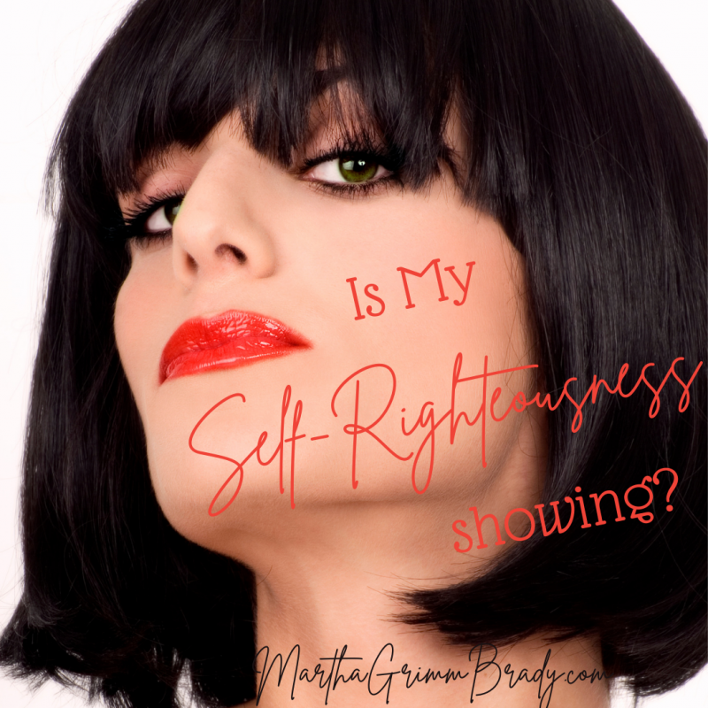  My self-righteousness can show in a variety of ways, but once I see it, I need to ask GOD to begin His work of getting rid of it. It is toxic to relationships, especially my relationship with GOD. #selfrightousnesshurts #Godchangesselfrighteoushearts