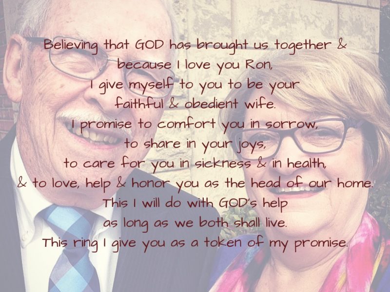 THERE IS A TIME TO CELEBRATE–-50 YEARS OF MARRIAGE!…