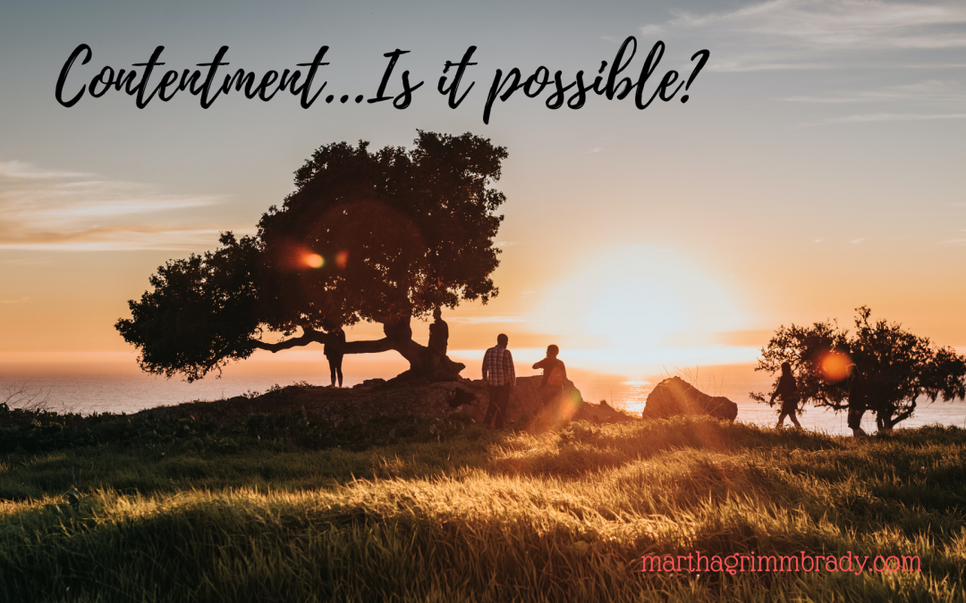 IS IT POSSIBLE TO BE CONTENT IN HARD TIMES?…