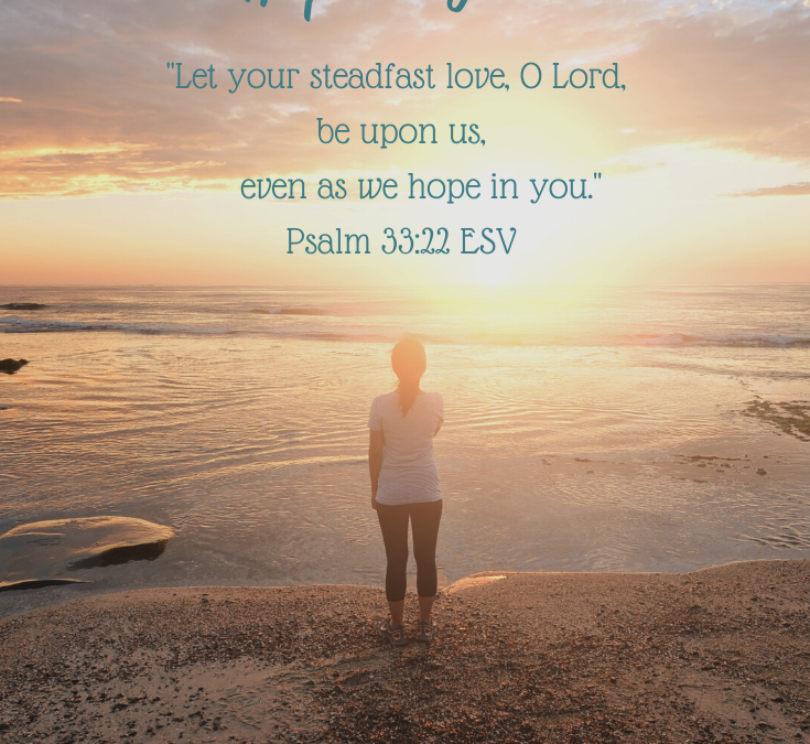 ARE YOU LEARNING TO HOPE IN GOD?…