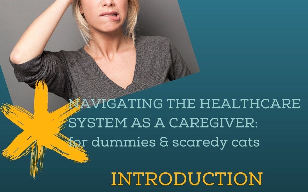 NAVIGATING THE HEALTHCARE SYSTEM AS A CAREGIVER, FOR DUMMIES & SCAREDY CATS: INTRO…