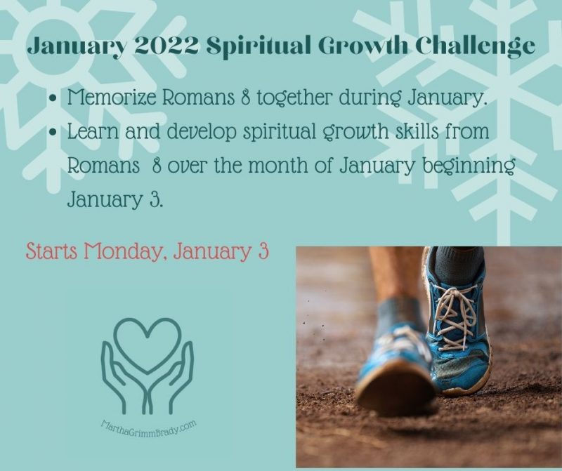 This is a 2022 Challenge for January as we memorize and mull over Romans 8. It is a reminder of who we are in Christ. There is nothing more hopeful and encouraging as we face the a New Year. #notguilty #heirswithgod #sufferingistemporary #spirithelpswhereweareweak #godisforus #inchristiamfree