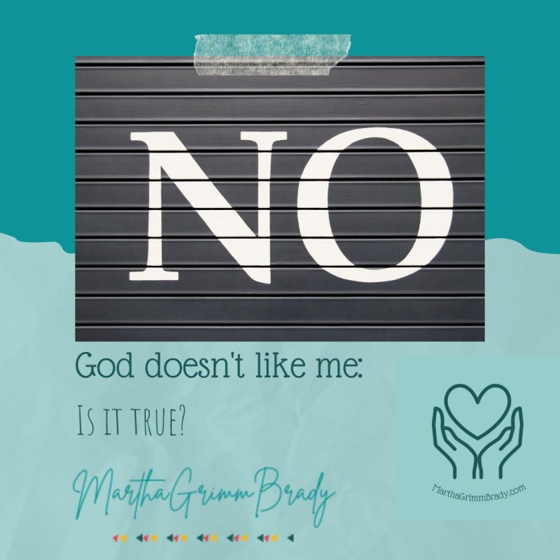 Graphic with NO and title of blog post.